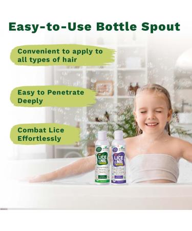 Lice Removal Super Kit - Tea Tree Coconut & Aloe Vera Oil & Shampoo (4 Fl Oz Each) | Includes Lice Comb with Magnifier - Effective International Shipping - Buy Online on GoSupps.com