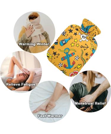 Shop Naanle Cute Swallow-Dead Head Heat Bottle | 2L Transparent Hot Water Bottle for Pain Relief & Cold Therapy - Ideal for Hands & Feet - Buy Online on GoSupps.com