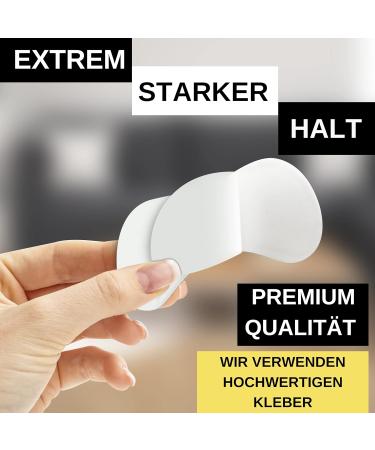 Dupore 20x Premium Heel Cushion Inserts - Self-Adhesive Anti-Slip Protection for High Heels - Comfort Pillow Against Blisters & Friction - Black & White - Buy Online on GoSupps.com