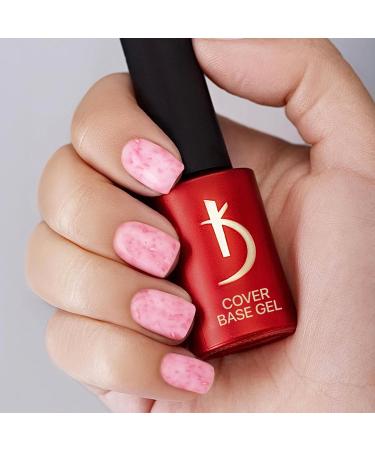Kodi Professional Milky Lilac Nude Pink Flakes Shimmer UV LED Gel Polish 7ml | Base Coat for Shellac Nails - Buy Online on GoSupps.com