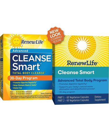 CleanseSmart Advanced Cleanse 2-Part Formula - 120 Capsules - Buy Online on GoSupps.com