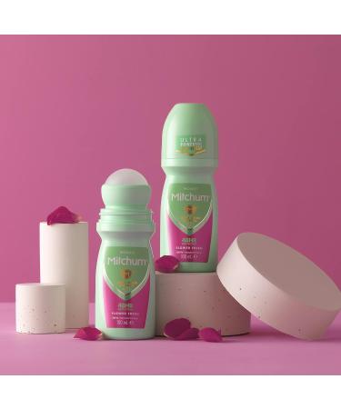 Mitchum Women 48HR Protection Roll-On Deodorant & Anti-Perspirant - Flower Fresh 100ml - Buy Online on GoSupps.com