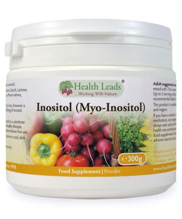Inositol (Myo-Inositol) Powder 300g Also Called Vitamin B8 High Absorption Vegan Magnesium Stearate Free & No Nasty Additives Non-GMO Includes Free Scoop Produced in Wales - Buy Online on GoSupps.com