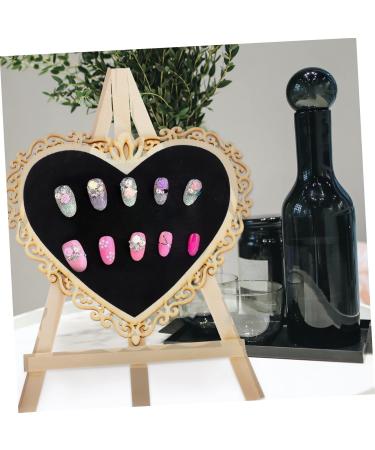 Ipetboom 1pc Nail Display Board Nail Supplies Nail Design Board Nail Accessories Sign Holder Stand Manicure Showing Tool Nail Tech Accessories Template Manicure Tools Wooden 26x18cm Assorted Color - Buy Online on GoSupps.com