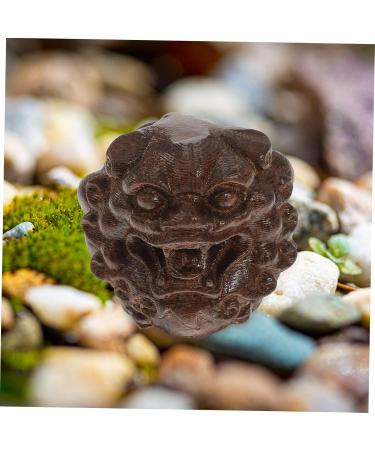 Solustre 8pc Wooden Animal Statues - Wenwan Handle Wealth Protecting Decor & Handicrafts - Buy Online on GoSupps.com