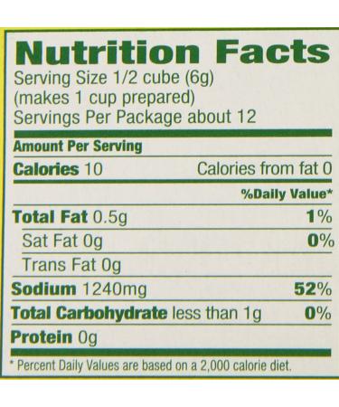 Knorr Cube Bouillon Chicken - 6 Extra Large Cubes, 2.5 oz (Pack of 1) - Buy Online on GoSupps.com