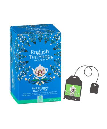 English Tea Shop English Tea Shop | Organic Darjeeling Black Tea | Indian Black Tea - 20 Tea Bags (40 Gr)