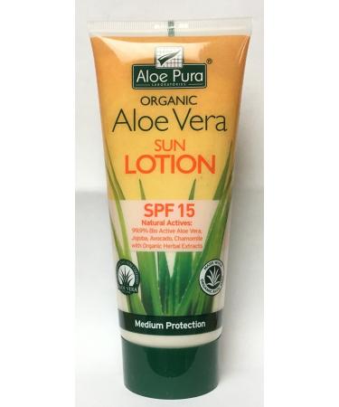 Body sunscreen SPF15 Aloe Vera 200 ml Aloe Pura