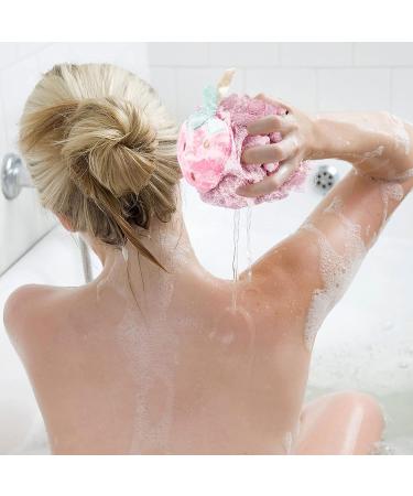 Lurrose Christmas Bath Sponge Set - 3-Piece Soft Loofahs with Strawberry, Avocado, and Carrot Design for Xmas Holiday Shower - Party Favors & Supplies - Buy Online on GoSupps.com