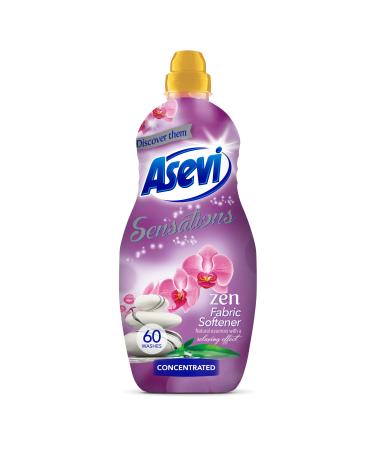 Asevi Sensations Fabric Softener Laundry Conditioner Liquid Fabric Softener 1.44L 60 Washes Zen Zen 1.44 l (Pack of 1)