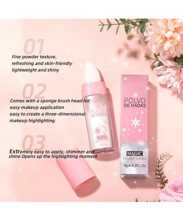  Rosixehird Highlighter Makeup Powder Pencil Fairy Highlighter Patting Powder Face Body Face Body Shimmer Lightening Face Eye Lip Hair - Buy Online on GoSupps.com