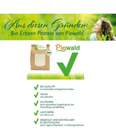Organic Pea Protein Isolate 82% - 1 kg Vegan Protein Powder Bulk Pack | Plant-Based Protein Source - Buy Online on GoSupps.com