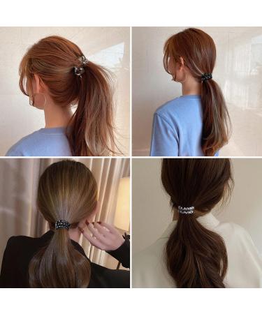 Vegcoo 18-Piece Three-Colored Spiral Hair Tie Set | Anti-Split Telephone Cable Hair Bands for Women & Girls - Durable & Stylish Hair Accessories - Buy Online on GoSupps.com