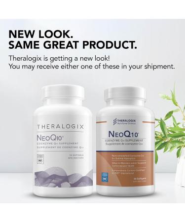 Theralogix - NeoQ10 Coenzyme Q10 Supplement for Cardiovascular Support - Promotes Normal Heart Health Fertility and Cognitive Function - 300-600% Better Absorption and Bioavailability - 90 Softgels - Buy Online on GoSupps.com