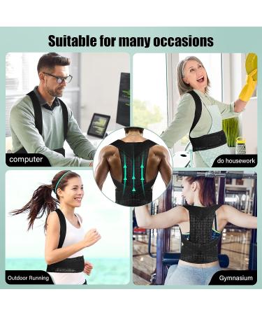 MOVSEA Posture Corrector XL - Improve Posture, Relieve Neck and Shoulder Pain - Ideal for Office, School, Driving - Men and Women - Buy Online on GoSupps.com