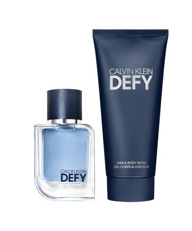 Calvin Klein Defy Eau de Toilette Woody Men's Cologne With Notes of Bergamot Oil Lavender Absolute & Vetiver Oil Long Lasting Fragrance 2 piece set (1.6 fl oz. + 3.3 fl oz.) - Buy Online on GoSupps.com