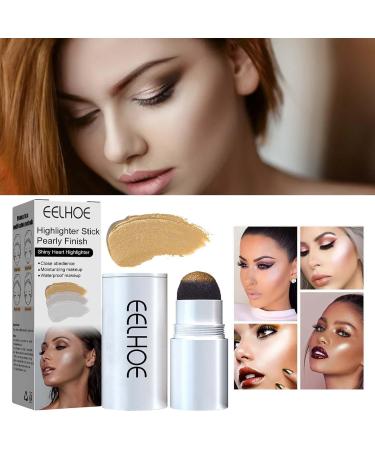 Contouring and Highlighter Stick | Face Highlighters Sticks | Waterproof luminizer Crystal High Gloss Shimmer Cream Powder Highlighter Shaping Trimming Stick Gold Mine Highlights - Buy Online on GoSupps.com