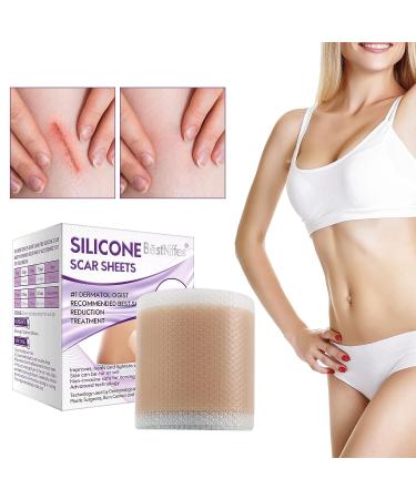 Silicone Scar Tape Roll - Professional Scar Removal Strips - 6 Month Supply - Medical Grade Treatment for C-Section, Burn, Keloid, Acne - Reusable & Effective - Buy Online on GoSupps.com