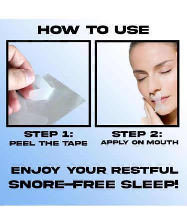 50pc Mouth Tape for Better Sleep, Snoring and Sleep Apnea Relief - Buy Online on GoSupps.com