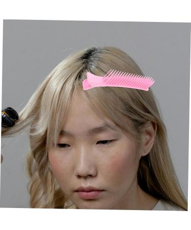 HAPINARY Hair Salon Clip Hair Cutting Clips Hair Styling Clamps Sectioning Clips Grip Clips for Hair Sectioning Haircut Accessories Barber Hair Clips Hair Parting Tools Nonslip Hair Clips 14.20X3.00X2.30CM Pink - Buy Online on GoSupps.com