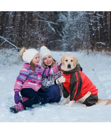 Dog Raincoats Waterproof Dog Hooded Raincoat Coat Rain Jacket for Dogs Dog Raincoat With Hood Lightweight Adjustable Outdoor Rain Poncho Rain Gear Jumpsuit for Small Medium Dog-XXL-Red XX-Large Red - Buy Online on GoSupps.com
