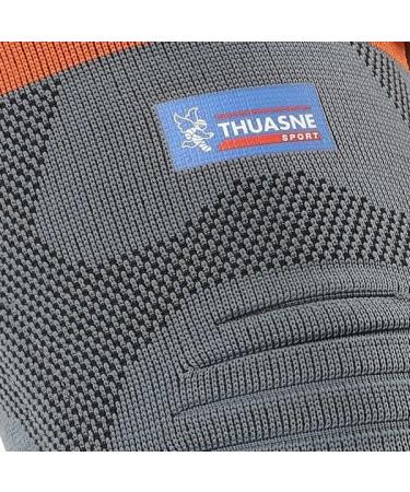 THUASNE Reinforced Support Knitted Sport Knee Pad - Grey - CE Medical Device - Buy Online on GoSupps.com
