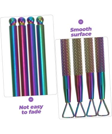 KALLORY Nail Trimmer Nail Care Tools Nail Scraper Metal Cuticle Pusher Cuticle Pusher Set Stainless Triangle Nail Polish Remover Tool (4 Pieces Silver) Pedicure Tools Nail Trimmers Blue - Buy Online on GoSupps.com