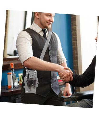 DOITOOL Hairdressing Pouch - Adjustable PVC Waist Bag for Stylists Barbers & Hair Care Tools - Buy Online on GoSupps.com