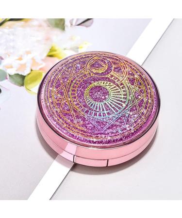 Buy Sukpsy 5-in-1 Colorful Glitter Contact Lens Etui Set (A-Pink) - Portable Container with Mirror Tweezers & Solution Bottle for Travel | International Shipping Available - Buy Online on GoSupps.com