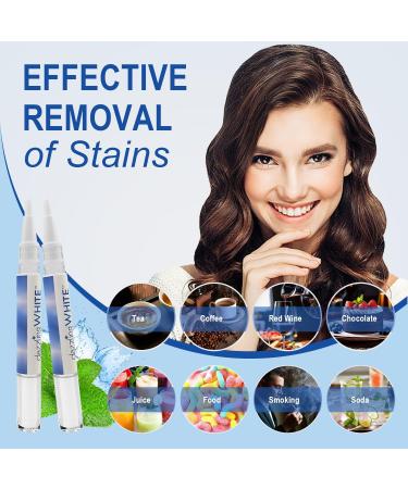 2 Pack Teeth Whitening Pen Fast Teeth Whitening Professional Teeth Whitening Whiten Teeth Easily Gentle and Mild on Teeth - Buy Online on GoSupps.com