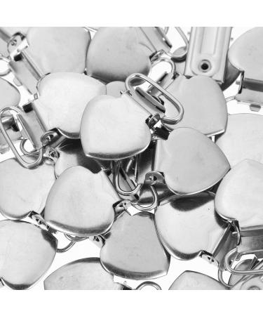 PopetPop 120 StK Peach Heart Snable Clip - Metal Clips for Sofa Cushions & Mattress Covers - Heart-Shaped Stainless Steel Laundry Clips (1 Pack) - Buy Online on GoSupps.com