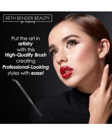 Beth Bender Beauty Angled Eyeliner Brush - Precision Application for Flawless Eyeliner | Soft Bristles | International Shipping - Buy Online on GoSupps.com