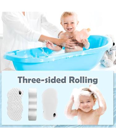 Ultra Soft Exfoliating Shower Sponge - Multi-Texture Deep Cleansing Shower Gadget | Skin-Friendly & Gentle Exfoliation (4 Colors - Buy Online on GoSupps.com