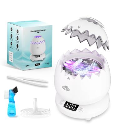 Nettoyeur ultrasons pour proth ses dentaires dosette de nettoyage dentaire avec minuterie num rique 45 kHz/180 ml nettoyeurs ultrasons tanches pour aligneur prot ge-dents appareils dentaires