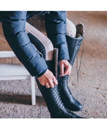 Shop Legacy Venado Merino Winter Riding Boots - Italian Leather Merino Fur Lining Extreme Cold Insulation | Size 40 EU XX-Wide Black - Buy Online on GoSupps.com