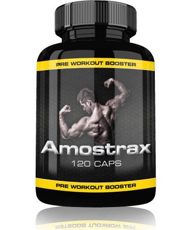 Holaxen Amostrax 240 Capsules - Testo Booster for Muscle Building & Pre-Workout Energy | Best International Shipping - Buy Online on GoSupps.com