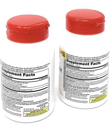 Kirkland Signature Joint Health Tablets with UCll Type II Collagen, Boron & Hyaluronic Acid - Pack of 110 Coated Tablets (2 Pack) - Buy Online on GoSupps.com