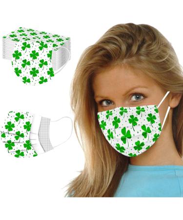 50Pcs Adult St. Patrick's Day Disposable_Face_M sks for Holiday Party St Patricks Day Decorations Breathable Protection Saint Patricks Decor for Adults Women Men - Buy Online on GoSupps.com