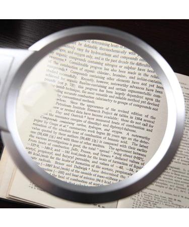 Desktop Double Lens Magnifying Glass with Light Metal Hose Suitable for Older Students to Read/Observe/Repair Advanced 2X 5X Magnifying Glass Good Times - Buy Online on GoSupps.com