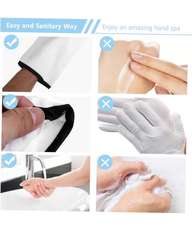 Healeved 3 Pairs Waxing Gloves Paraffin Wax Bath Gel Nail Heat Gloves Moisturizing Whitening Gloves Heat Retention Gloves Spa Mitts Cloth Mitt Mittens Hand Wax Gloves Hot Wax Thicken Towel - Buy Online on GoSupps.com