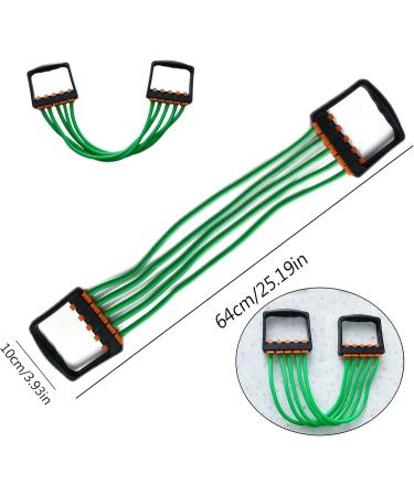 Adjustable Chest Expander for Men & Women | Fitness Equipment for Strength & Muscle Training | Green Grip Trainer - Buy Online on GoSupps.com