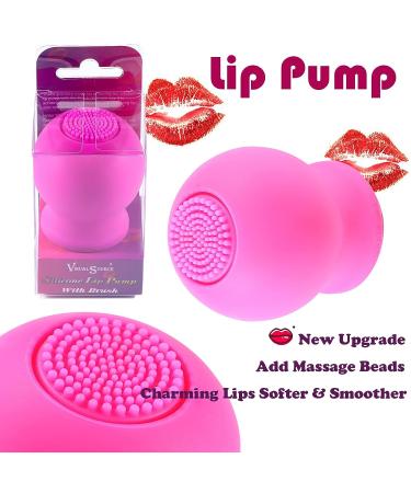 Lip Plumper Device - Natural Silicone Pout Enhancer Tool for Full, Plump Lips - Buy Online on GoSupps.com