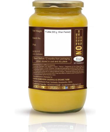 Divya Kamdhenu Cream Bilona A2 Gir Cow Ghee Cream is separated from milk and cultured to obtain butter Desi Gir Cow Bilona Ghee Grassfed Cultured 250 Ml Glass Bottle - Buy Online on GoSupps.com