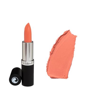 Gabriel Cosmetics Lipstick in Salmon - Medium Orange/Warm Cr me | Natural Paraben-Free Vegan Lip Color | Infused with Jojoba Seed Oil and Aloe | Long-Lasting | 0.13 Oz - Buy Online on GoSupps.com