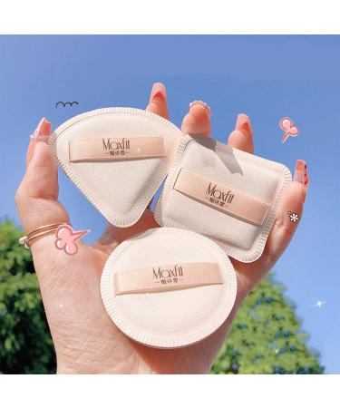 Soft Sponge Prevents Snagging Skin Friendly Powder Puff for Salon Home Travel with Sponge Material and Wide Application (Round (Bagged)) - Buy Online on GoSupps.com