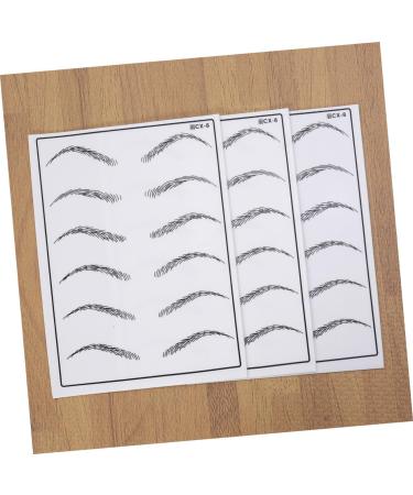 FOMIYES 2pcs Eye Brow Practice Skin Eyebrow Practice Skin Eyebrow Microblading Eyebrows - Buy Online on GoSupps.com