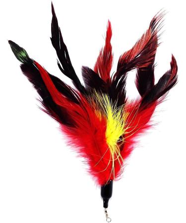 onebarleycorn Cat Toys Feather Refills for Cat Wand Toys Interactive include Replacement Feathers 1 Count (Pack of 1) - Buy Online on GoSupps.com
