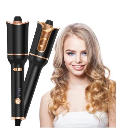 Automatic Curling Iron 1" Curling Iron Automatic Hair Curler with 4-Step Temperature Adjustment Anti- Hot and Anti- Stuck Hair Auto Shut-Off for Hair Curler