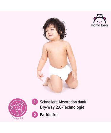 Mama Bear Disney Ultra Dry Diapers Size 5+ (11-17 kg) - Monthly Box of 144 (2 Packs of 72) - Best International Shipping - Buy Online on GoSupps.com