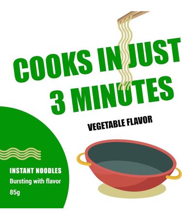 Club Supreme Ramen Instant Noddle - Vegetable Noodles 85G (Pack of 12) 1.02 Kg - Cooks In 3 Minutes White - Buy Online on GoSupps.com